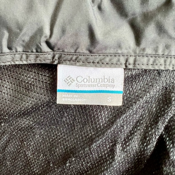 Columbia Black Windbreaker Jacket - Picture 6 of 6